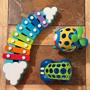 Colorful Musical Xylophone & Vehicle Rattle Lot